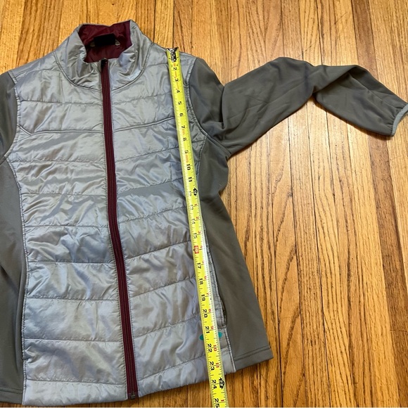 Oakley Small Women Full Zip Gray Packable Puffer Coat Jacket - Picture 6 of 8